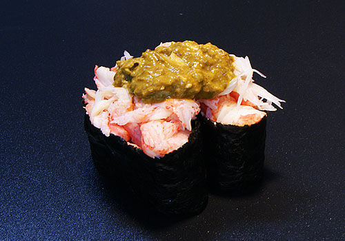 ずわい蟹軍艦web